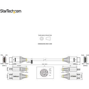 StarTech.com Premium 91,44 cm HDMI Videokabel - 1 Stück - Cable for Audio-/Video-Gerät, Monitor, TV, Heimkinosystem - 18 G