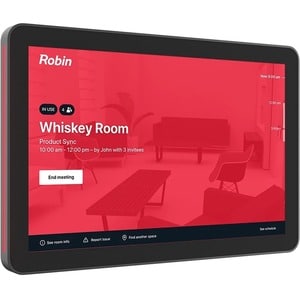 Logitech Écran tactile de réservation de salles de réunion - Graphite - Ver