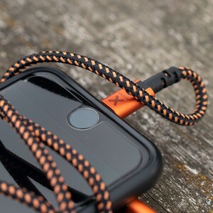 Xtorm Xtreme CXX005 1.50 m USB-C Data Transfer Cable - 1 - First End: USB Type C - Second End: USB Type C - Black, Orange