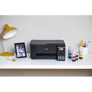 Epson EcoTank ET-2814 Wireless Inkjet Multifunction Printer - Colour - Black - Copier/Printer/Scanner - 33 ppm Mono/15 ppm