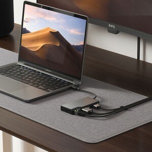 ALOGIC USB-C Fusion ALPHA 5-in-1 Hub - 1 x HDMI 4K@60Hz, 2 x USB-A (USB 3.0), 1 x Gigabit Ethernet, 1 x USB-C (Data & PD) 