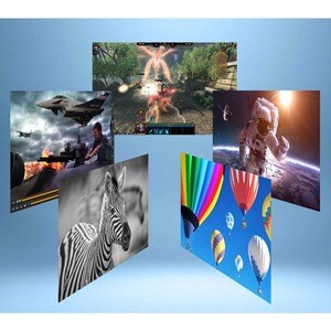 ViewSonic Graphic VG2440 24 Zoll Class Full HD LED-Monitor - 16:9 Format - Schwarz - 59,9 cm (23,6 Zoll) Viewable - MVA-Te