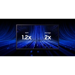 Samsung Flip 3 WM85A 2159 mm 4K UHD LCD Collaboration Display - Cortex A72 1.70 GHz - 3 GB DDR4 SDRAM - Infrared (IrDA) - 