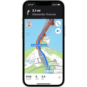 Apple iPhone 13 mini A2629 128 GB 智能电话 - 13.7 cm (5.4") OLED 全高清+ 2340 x 1080 - 六核 (双核（2 个核心） 3.22 GHz + Blizzard 四核（4 个核心
