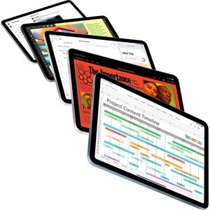 Apple iPad Air (5th Generation) 平板 - 27.7 cm (10.9") - Apple M1 八核 - 8 GB - 256 GB 存储 - 粉 - 2360 x 1640 - 面内交换(IPS)技术, 原彩技