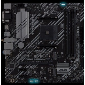 Asus Prime B550M-A WIFI II Desktop Motherboard - AMD B550 Chipset - Socket AM4 - Micro ATX - Ryzen 3, Ryzen 5, Ryzen 7, Ry