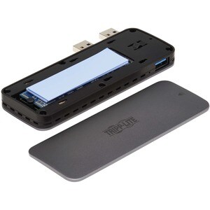 Tripp Lite series U357-1M2-NVMEG2 Drive Enclosure - USB 3.2 (Gen 2) Type A Host Interface - UASP Support External - Dark G