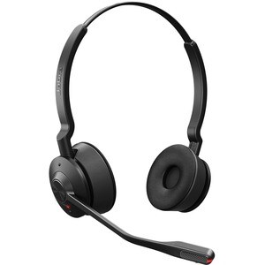 Jabra Engage 55 Wireless On-ear Stereo Headset - Black - Binaural - Open - 15000 cm - DECT - 40 Hz to 16 kHz - Noise Cance