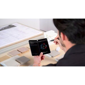 Lápiz óptico Microsoft Surface Slim Pen - Bluetooth - Negro - Tableta Dispositivo compatible