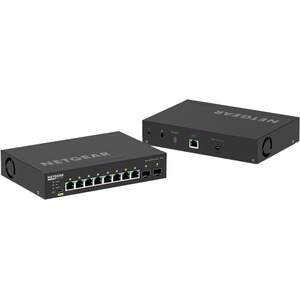 Netgear AV Line M4250 GSM4210PX Ethernet Switch - 8 Ports - Manageable - 10 Gigabit Ethernet - 10GBase-T, 10GBase-X - 3 La