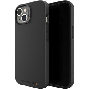 gear4 Rio Hülle für Apple iPhone 14 Smartphone - Strukturierte Griffflächen - Schwarz - Softtouch, Texturiert - Sturzsiche