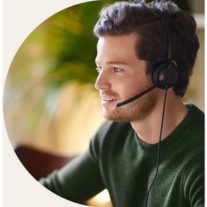 Jabra Engage 50 II Wired On-ear Stereo Headset - Binaural - Ear-cup - 50 Hz to 20 kHz - MEMS Technology Microphone - USB T