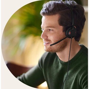 Casque Jabra Engage 50 II - Filaire - Design Supra-auriculaire - Stéréo - Binaural - Contour d'Oreille - Fréquence 50 Hz/2