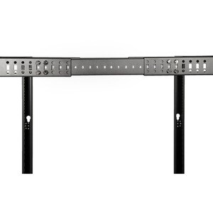 Rocstor SolidRack 25U Adjustable Depth Open Frame 4 Post Rack w/ Casters - Adjustable mounting depth of 23.5in-41in & 25.1