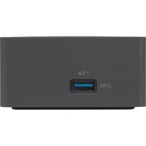 Targus DOCK190 C型 USB 扩展插口 用于 智能电话, 扬声器, 麦克风, 耳机, 笔记本电脑, 显示器, 平板, 键盘, Workstation - 100 W - 灰, 黑 - 符合 TAA 标准 - 4K, 2K - 40