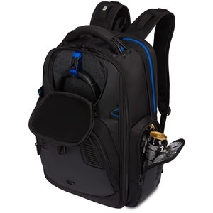 SwissGear ScanSmart 8121203410 Carrying Case (Backpack) for 17" Notebook - Black - Bump Resistant, Ding Resistant, Scratch