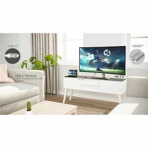 j5create JCA153G-N A/V Adapter - 1 - 1x HDMI 2.1 Digital Audio/Video - Female - 1x USB Type C - Male - 3840 x 2160 Support