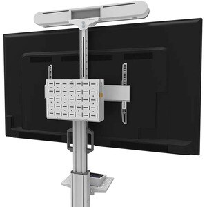 Neomounts Display Cart - 70 kg Capacity - 4 Casters - 100 mm Caster Size - 903 mm Width x 702 mm Depth x 1750 mm Height - 