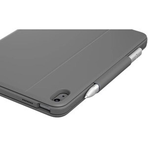 Logitech Rugged Folio Rugged Keyboard/Cover Case (Folio) Apple, Logitech iPad (10th Generation) Tablet - Graphite - Drop R