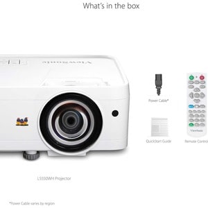 PROJETOR VIEWSONIC LS550WH WXGA LED 3000 LUMENS 1280X800