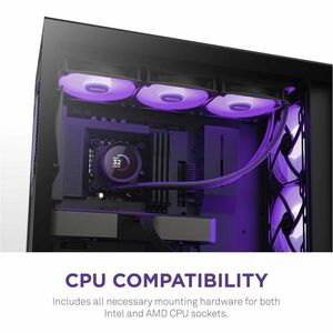 NZXT Kraken Elite 360 RL-KN36E-B1 1 pc(s) Cooling Fan/Radiator/Water Block/Pump - Processor, Computer Case - 120 mm Maximu