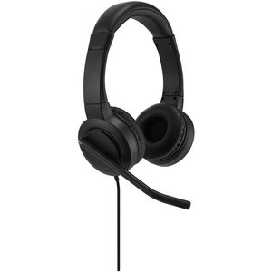 Kensington H1000 Wired On-ear, Over-the-head Stereo Headset - Black - Binaural - Ear-cup - 32 Ohm - 20 Hz to 20 kHz - 182.