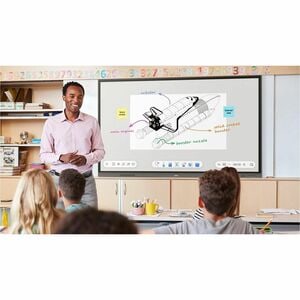 BenQ Board Essential RE8603 2184,40 mm 4K UHD LCD Collaboration Display - ARM Cortex A55 - 4 GB - Infrarot (IrDA) - Touchs