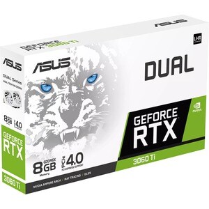 Asus NVIDIA GeForce RTX 3060 TI Graphic Card - 8 GB GDDR6X - 7680 x 4320 - 1.70 GHz Boost Clock - 256 bit Bus Width - PCI 