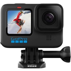 GoPro HERO10 Professional Digital Camcorder - LCD Touchscreen - 1/2.3" CMOS - High Dynamic Range (HDR) - 5.3K - Black - 16
