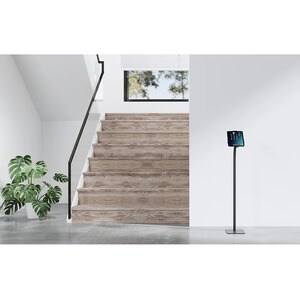 Neomounts Floor Mount for Tablet - Black - Height Adjustable - 1 Display(s) Supported - 20.1 cm to 27.9 cm (11") Screen Su