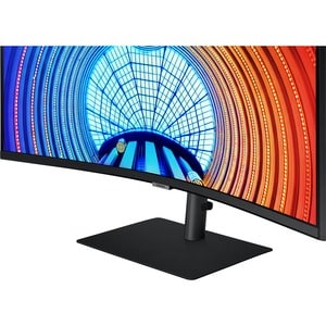 Samsung ViewFinity S6 S34A650UBU 86,4 cm (34 Zoll) UW-QHD Gekrümmter Bildschirm LCD-Monitor - 21:9 Format - Schwarz - 863,