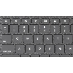 Estuche de teclado/cubierta Logitech Combo Touch (Folio) para 27.7cm (10.9") iPad (10a Generación) Tableta - Gris - Resist