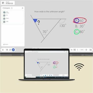 BenQ Essential RE9803 2489,20 mm 4K UHD LCD Collaboration Display - ARM Cortex A55 - 4 GB - Infrarosso (IrDA) - Touchscree