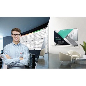 LG 50UR640S 127 cm (50") LCD Digital Signage Display - 3840 x 2160 - Direct LED - 400 cd/m² - 2160p - USB - HDMI - Serial 