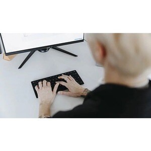 CHERRY KW 9200 MINI Tastatur - Kabel/Kabellos Konnektivität - USB-Typ C Schnittstelle - Englisch (GB) - Schwarz - SX Keysw