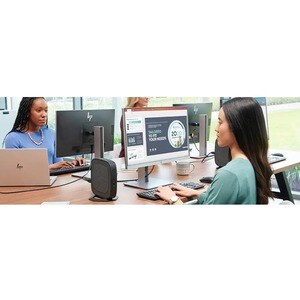 HP Elite t655 Thin Client - Ryzen Quad-Core 2,10 GHz Prozessor - AMD Chip - 4 GB RAM DDR4 SDRAM - 32 GB Flash-Speicher Rad