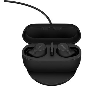 Jabra Evolve2 True Wireless Earbud Stereo, Mono Earset - Black - Binaural - In-ear - 2000 cm - Bluetooth - 20 Hz to 20 kHz