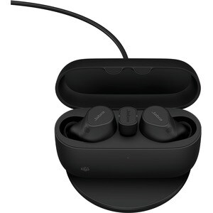 Jabra Evolve2 True Wireless Earbud Stereo Earset - Black - Binaural - In-ear - 2000 cm - Bluetooth - 20 Hz to 20 kHz - MEM