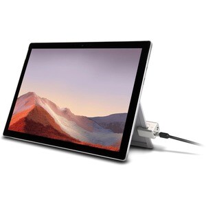 Kensington Keyed Cable Lock for Surface Pro and Surface Go - 1.80 m Cable - Keyed Lock - Black, Silver - Carbon Steel - Fo