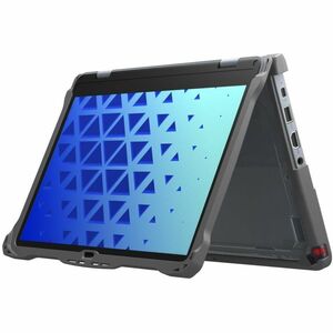 Extreme Shell-F2 Slide Case for Lenovo 500e/w G4 Chromebook 12" (Gray/Clear) - For Lenovo Chromebook - Gray, Clear - Scrat