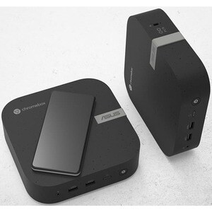 Asus Chromebox 5 CHROMEBOX5-SC017UN Chromebox - Intel Celeron 7305 - 4 GB - 128 GB SSD - Mini PC - Eco Black - Intel Chip 