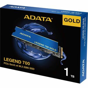 Adata LEGEND 700 GOLD 1 TB Solid State Drive - M.2 2280 Internal - PCI Express NVMe (PCI Express NVMe 3.0 x4) - Desktop PC