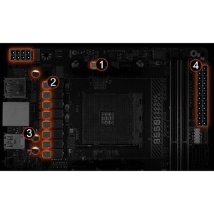 GIGABYTE Ultra Durable B550I AORUS PRO AX Desktop Motherboard - AMD B550 Chipset - Socket AM4 - Mini ITX - Ryzen 3, Ryzen 