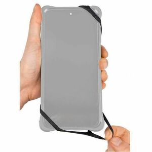 MOBILIS Tasche Walkie-Talkie - Schwarz - Silikon Körper - Sturzsicher, Rutschfest - Brustriemen, Schultergurt - 1