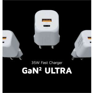 Xtorm 35W GaN² Ultra Wall Charger. Charger type: Indoor, Power source type: AC, Charger compatibility: Universal, USB Type