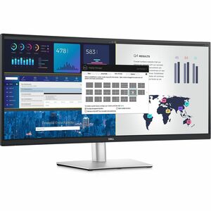 Dell P3424WE 34" Class UW-QHD Ecrã curvo Monitor LED - 21:9 - Preto, Prata - 86.6 cm (34.1") Viewable - Tecnologia IPS (In
