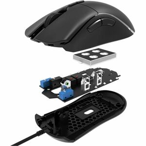 MOUSE GAMER AOC PIXART 3327 12000 DPI RGB AJUSTE DE PESO GM310