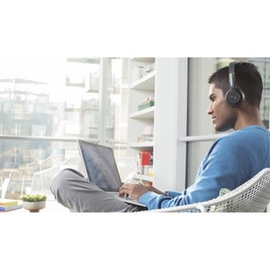 Logitech Zone Wireless Plus Wireless On-ear Stereo Headset - Binaural - Ear-cup - 3000 cm - Bluetooth - Noise Cancelling, 