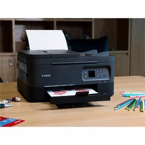 Stampante multifunzione a getto di inchiostro Canon PIXMA TS7450i Wireless - Colore - Nero - Fotocopiatrice/Stampante/Scan