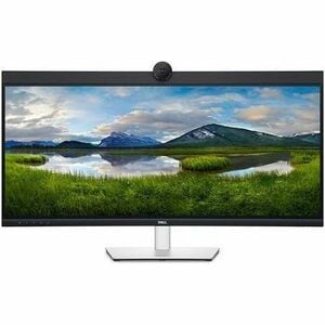 Dell P3424WEB 34" Class Webcam UW-QHD Curved Screen LED Monitor - 21:9 - Black, Silver - 86.6 cm (34.1") Viewable - In-pla